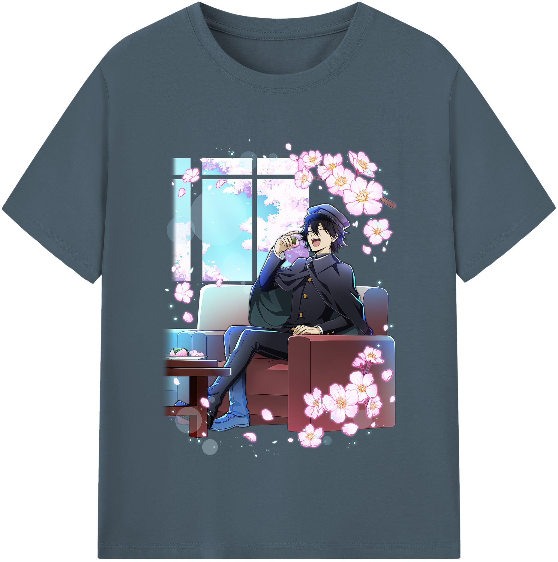 （画像用） 文豪ストレイドッグス Bungo Stray Dogs 綿100％半袖Tシャツ（フロントプリント）